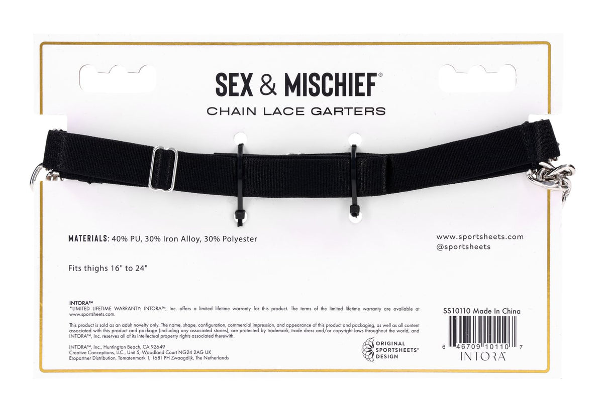 LACE CHAIN LACE GARTERS