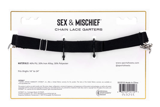 LACE CHAIN LACE GARTERS