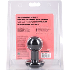 Round Butt Plug Small - Black