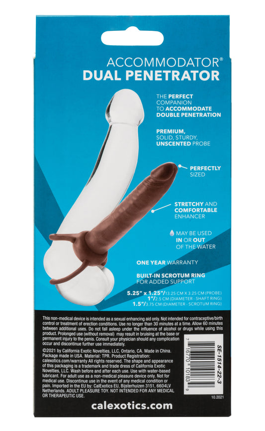 ACCOMMODATOR DUAL PENETRATOR BROWN