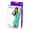 LACY MINI DRESS & ARM WARMER GREEN