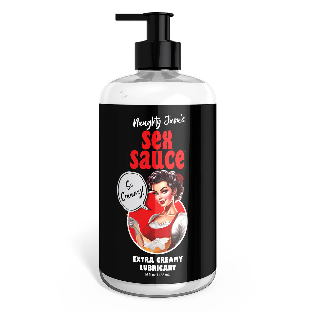 SS NAUGHTY JANES SEX SAUCE EXTRA CREAMY LUBE 16 OZ