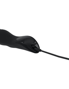 Wanachi Body Recharger Black – Rechargeable 10-Function Silicone Wand Massager | Pipedream