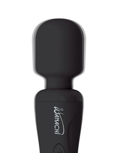 Wanachi Body Recharger Black – Rechargeable 10-Function Silicone Wand Massager | Pipedream
