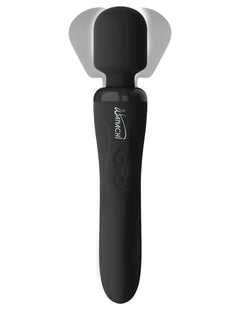 Wanachi Body Recharger Black – Rechargeable 10-Function Silicone Wand Massager | Pipedream