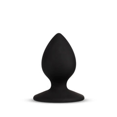 Temptasia Slut Plug – Black Silicone Anal Plug with Suction Cup Base