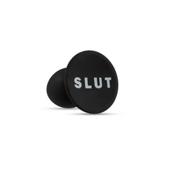 Temptasia Slut Plug – Black Silicone Anal Plug with Suction Cup Base
