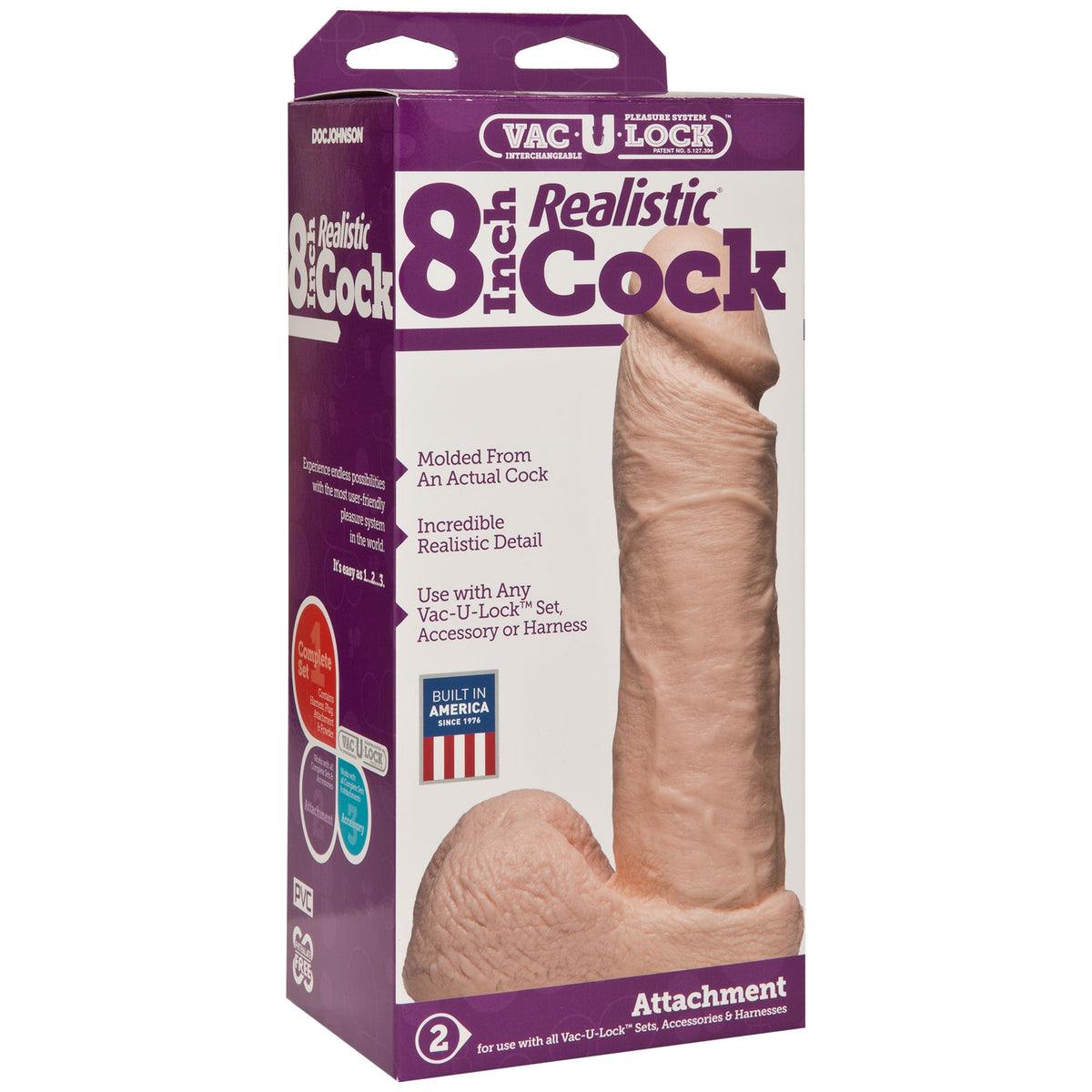 (D) REALISTIC DONG-8IN BX