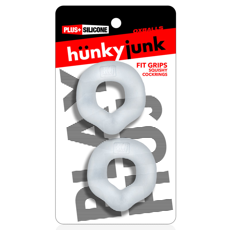 Fit Grips 2-Pack Ergo-Fit Cockrings Clear Clear