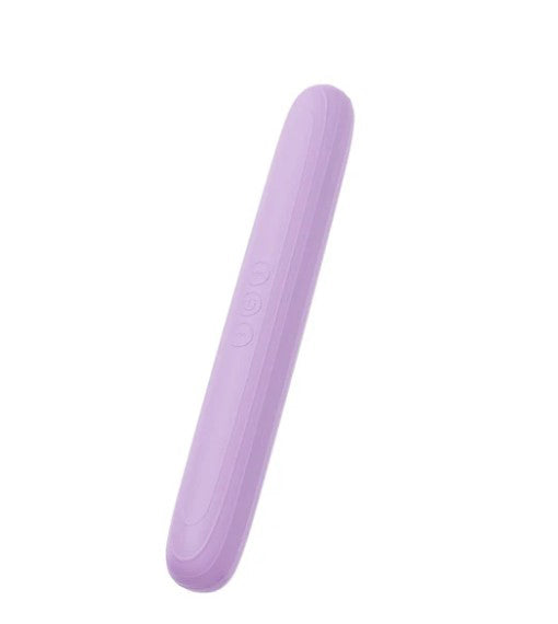 Play With Me Silicone Double Ended Vibrator - Purple