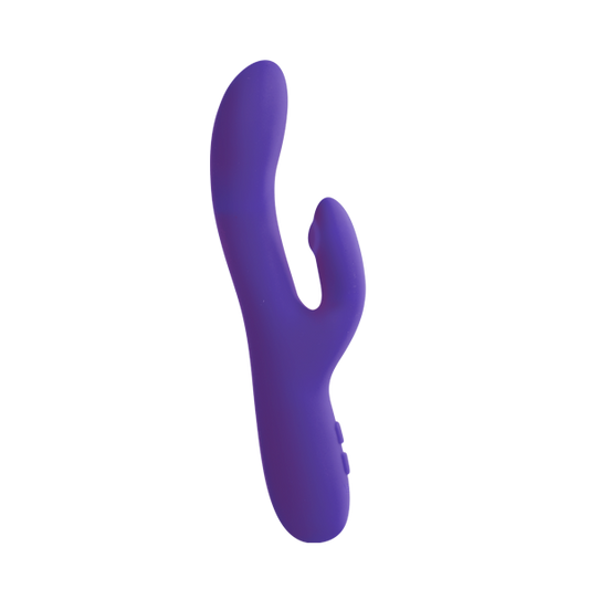 VēDO Rockie Dual Rechargeable Vibe Indigo – Waterproof Rabbit Vibrator with Dual Motors