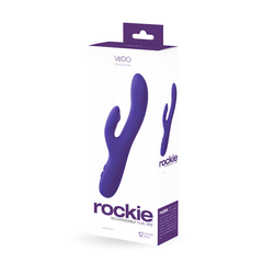 VēDO Rockie Dual Rechargeable Vibe Indigo – Waterproof Rabbit Vibrator with Dual Motors
