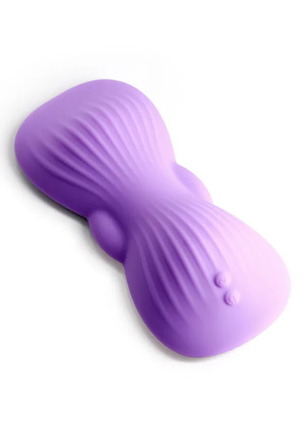 Techno Trap Purple Vibrating Stroker – Rechargeable Male Pleasure Toy