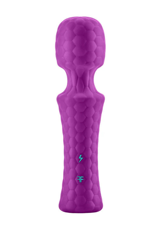 FemmeFunn Ultra Wand Mini Purple – Rechargeable Waterproof Silicone Mini Wand Massager