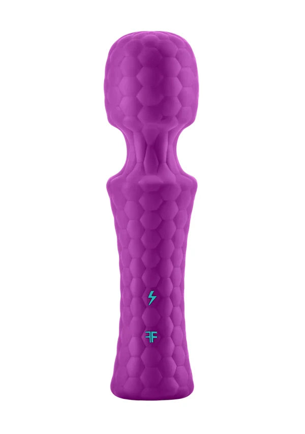 FemmeFunn Ultra Wand Mini Purple – Rechargeable Waterproof Silicone Mini Wand Massager