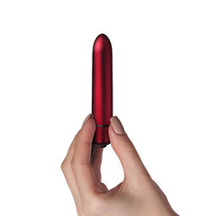 Rocks-Off Truly Yours Scarlet Velvet 10 Speed Bullet Vibrator – Waterproof Compact Bullet Massager