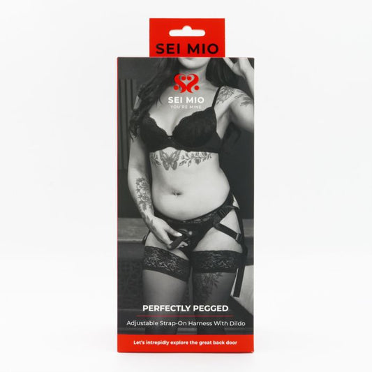 Sei Mio Perfectly Pegged Beginners Strap On Harness And 5' Dildo