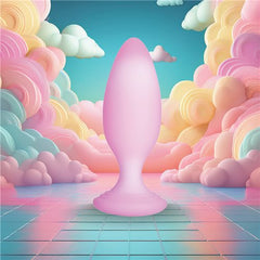 Softies Dual Layer Silicone Butt Plug 4" Pink – Beginner-Friendly Anal Plug