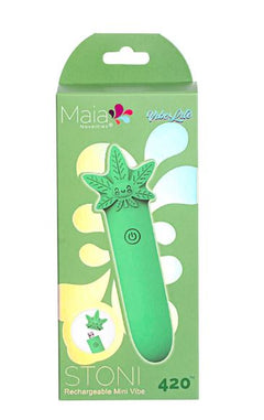 Maia Stoni Silicone Mini Vibe 420 Series – Rechargeable Silicone Bullet Vibrator