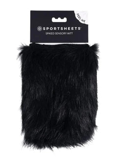 Sportsheets Spiked Sensory Mitt – Faux Fur Sensory Glove with Hidden Spikes