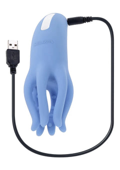 Selopa Tentacle Tickler Blue – Rechargeable Silicone Tentacle Vibrator with 10 Functions
