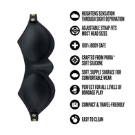 Temptasia Ardor- Blindfold - Black