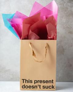 THIS PRESENT DOESN'T SUCK GIFT BAG