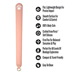 Temptasia Ardor Slapper Pink – Smooth Silicone Bondage Impact Slapper