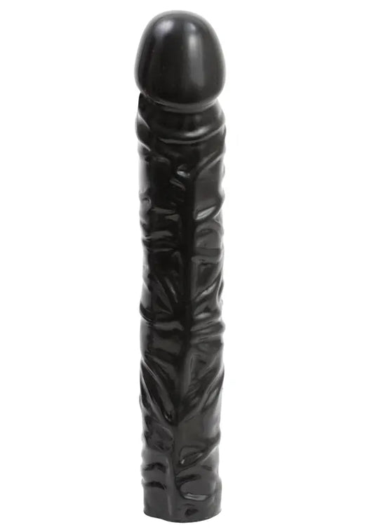 Doc Johnson Classic Dong – Black 10-Inch Dildo