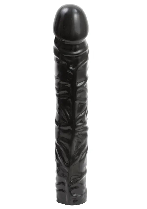 Doc Johnson Classic Dong – Black 10-Inch Dildo