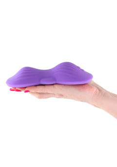 Techno Trap Purple Vibrating Stroker – Rechargeable Male Pleasure Toy