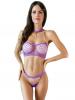 SEXY CHAINED LINGERIE SET PURPLE
