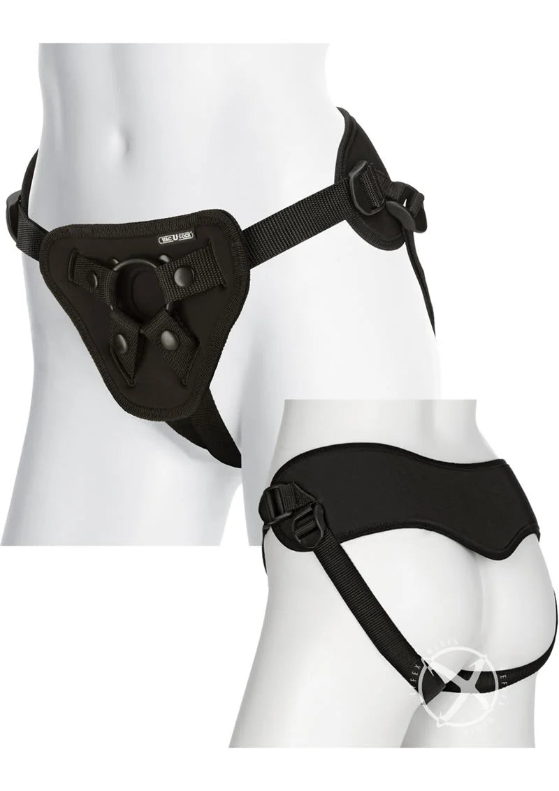 Vac-U-Lock Platinum Edition Supreme Harness Black – Adjustable Strap-On Harness