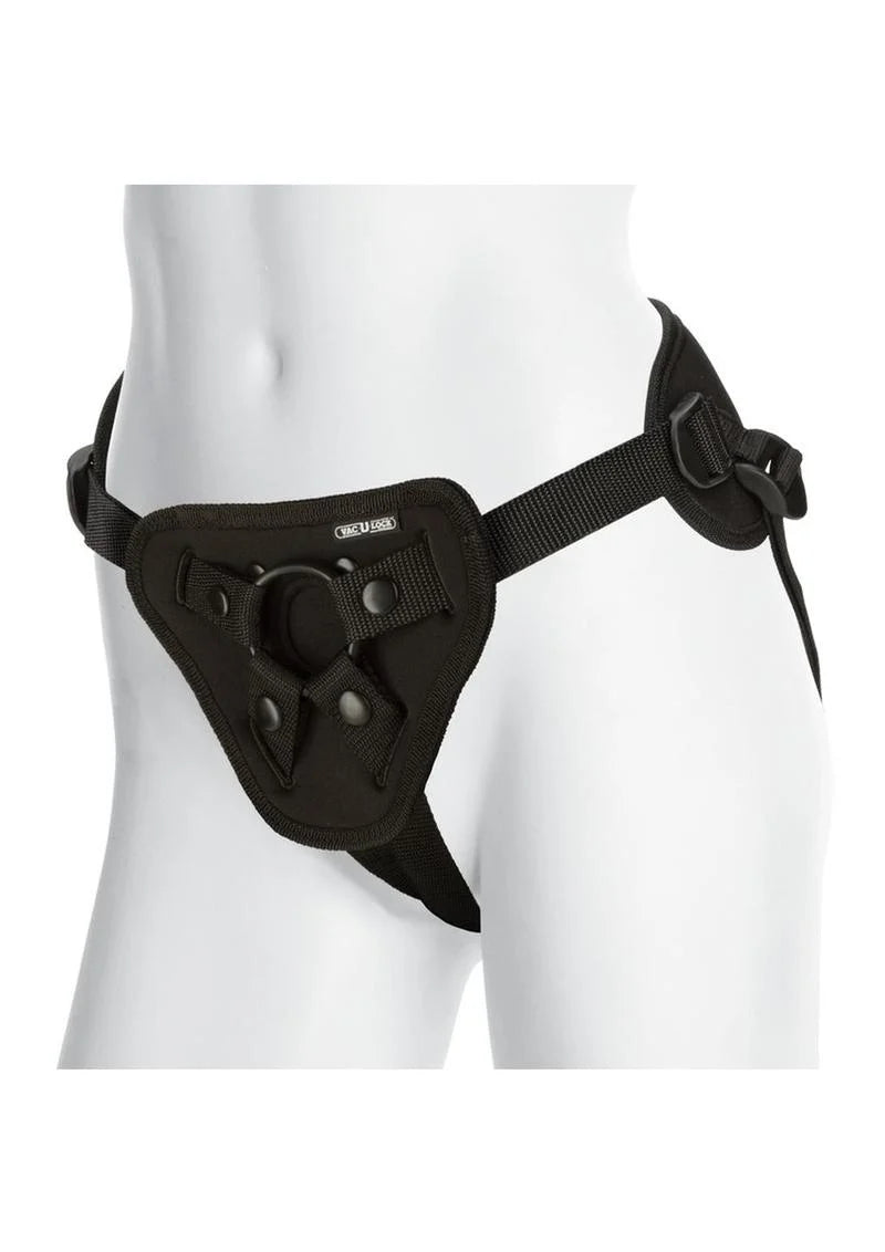 Vac-U-Lock Platinum Edition Supreme Harness Black – Adjustable Strap-On Harness
