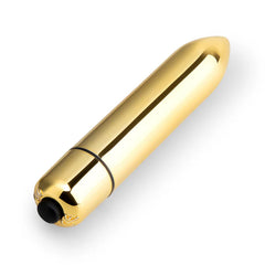 Full Circle Brush Vibrating Bullet – Gold