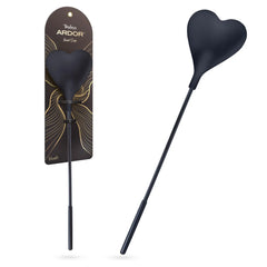 Temptasia Ardor Heart Crop Black – Silicone Heart Bondage Crop