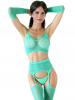 4PC LINGERIE SET GREEN