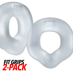 Fit Grips 2-Pack Ergo-Fit Cockrings Clear Clear