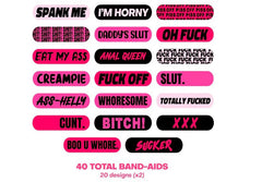 Naughty Naughty XXX Ouchie Stix Bandages40pack