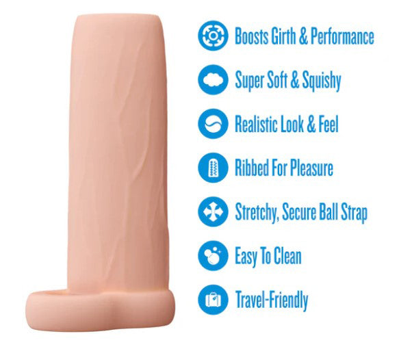 Performance 4.25 Inch Enhancement Sleeve - Beige
