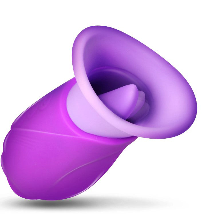 Licking Violet Sucking and Licking Vibrator Purple