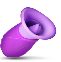 Licking Violet Sucking and Licking Vibrator Purple
