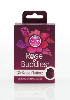 Skins Rose Buddies Rose Flutterz Rechargeable Vibrator – Fuchsia Rose Clitoral Stimulator