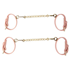 Temptasia Ardor Wrist & Ankle Restraints Pink – Silicone Bondage Cuffs Set